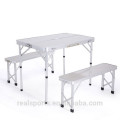 Niceway verwendet Picknicktisch und Stühle zum Verkauf Aluminiumklapp Picknicktisch Stuhl Set